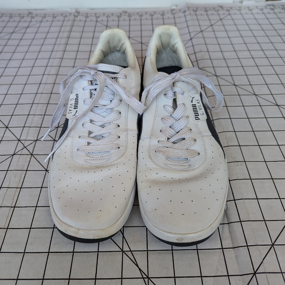 Puma G. Vilas Eco Ortho Lite men's white and navy sneaker size 9.5